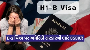 અમેરિકામાં ભારતીય આઇટી પ્રોફેશનલ્સ પર વિઝા સંકટ: નોકરી ગુમાવ્યા બાદ હવે B-2 વિઝા મેળવવો પણ બન્યો લોઢાના ચણા ચાવવા જેવો