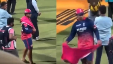 वैभव सूर्यवंशी का बचपना तो देखिए, अवॉर्ड लेने के बाद पतलून निकालकर कंधे पर ही टांग लिया