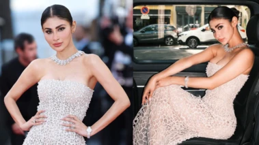 Mouni Roy Owns Cannes Red Carpet In Strapless Gown And Chopard Jewels