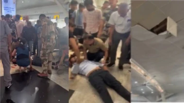 रायपुर एयरपोर्ट में बड़ा हादसा, सीलिंग रिपेयरिंग के दौरान गिरा इलेक्ट्रीशियन, इलाज के दौरान मौत