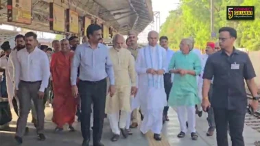 રાજ્યપાલ આચાર્ય દેવવ્રત ટ્રેન મારફતે ભરૂચ આવી પહોંચ્યા, અંકલેશ્વરમાં નવા કાંસીયા ગામે યોજાનાર પ્રાકૃતિક કૃષિ પરિસંવાદમાં આપશે હાજરી
