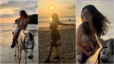 Raai Laxmi: அலேக்காக குதிரையில் ஏறி சவாரி.. கடற்கரையை சூடாக்கிய ராய் லட்சுமி!