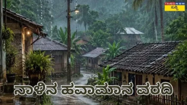 Karnataka Weather Forecast: ನಾಳೆ ರಾಜ್ಯದ ಈ ಜಿಲ್ಲೆಗಳಲ್ಲಿ ಗುಡುಗು ಸಹಿತ ಆಲಿಕಲ್ಲು ಮಳೆ! ಮುಂದಿನ 5 ದಿನ ವರುಣಾರ್ಭಟ