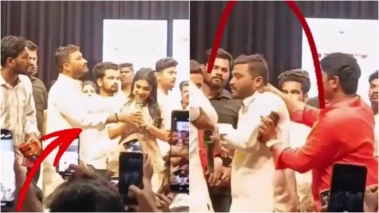 ವೇದಿಕೆ ಮೇಲೆಯೇ ಕಾವ್ಯಾ ಶೈವಗೆ ಶಾಕ್: ಮಾತಾಡ್ತಿದ್ದಾಗಲೇ ಕೈಯಿಂದ ಮೈಕ್ ಕಿತ್ತುಕೊಂಡ ವ್ಯಕ್ತಿ!