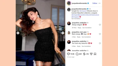 Jacqueline Fernandez Dazzles At Cannes
