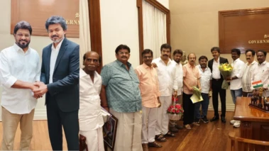"புதிய விடிவெள்ளி CM விஜய்" தென்னிந்திய திரைப்பட எழுத்தாளர்கள் சங்க உறுப்பினர்கள் புகழாரம்