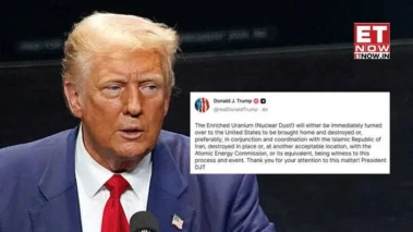 US-Iran News: Trump calls for Iran's enriched uranium to be destroyed or turned over to the US
