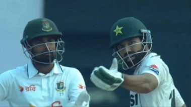 Litton Das mocks Mohammed Rizwan in heated on-field argument during BAN vs PAK 2nd Test in Sylhet - Video goes viral