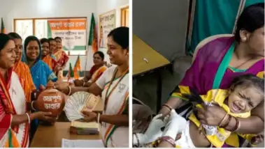 শিশুদের নো টিকা করণ, নো অন্নপূর্ণা যোজনার ভাতা - অগ্নিমিত্রা পাল
