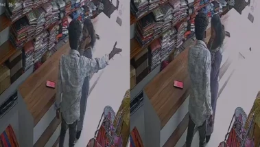 Caught On Camera: Man Assaults Girlfriend With Slaps, Punches, Kicks Inside Clothing Store In Pimpri-Chinchwad's Moshi