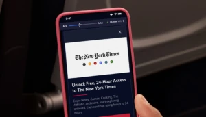 Delta Enhances Passenger Experience with New York Times Partnership