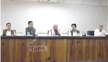 Union Minister Jitan Ram Manjhi reviews implementation of Central schemes in Nagaland's Longleng