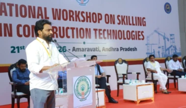 నిర్మాణ రంగా అభివృద్ధికి నైపుణ్యంతో కూడిన కార్మిక శక్తి