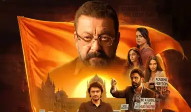 Aakhri Sawal Movie Review | संजय दत्त और नमाशी चक्रवर्ती के बीच इतिहास और RSS पर तथ्यों से भरी कड़क बहस