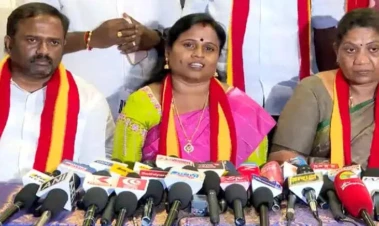 நாங்கள் ராஜினாமா செய்தது சுயநலத்திற்காக அல்ல, சுயமரியாதைக்காக - தவெக-வில் இணைந்த பின் முன்னாள் அதிமுக எம்.எல்.ஏ-க்கள் கூட்டுப் பேட்டி!