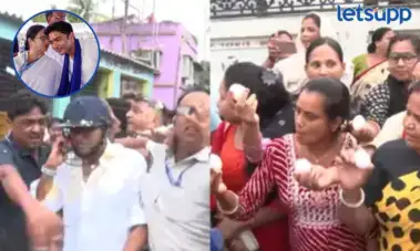 Video : ममता बॅनर्जींचा भाचा अभिषेक बॅनर्जींवर हल्ला, अंडे फेकले कपडे फाटले चोर-चोरच्या घोषणा.