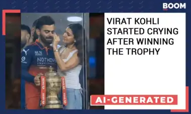 Video Of Anushka Sharma Consoling Virat Kohli After RCB's IPL Win Is AI-Generated