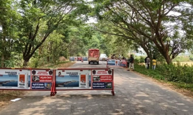 Parvathipuram: మన్యం జిల్లా హైవేపై పోలీసుల స్పెషల్ స్కెచ్.. వాహనాలకు బ్రేక్!