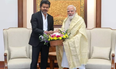 Tamil Nadu CM Vijay Meets PM Modi After 12 Years During First Official Delhi Visit