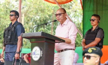 Manipur CM urges dialogue over bandhs, blockades; inaugurates bridge in Imphal West