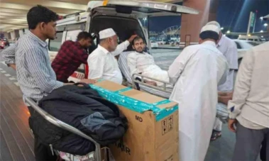 ഐ സി എഫ് ചേര്‍ത്തുപിടിച്ചു; പക്ഷാഘാതം ബാധിച്ച്‌ ചികിത്സയിലായിരുന്ന സാദിഖ് തെന്നല നാടണഞ്ഞു