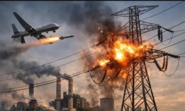 കുവൈത്തില്‍ വ്യാപക മിസൈല്‍, ഡ്രോണ്‍ ആക്രമണം; ശുവൈഖ് എണ്ണ മേഖല സമുച്ചയത്തില്‍ തീപിടിത്തം