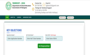 TS DEECET 2026 Answer Key Released: Check Direct Link