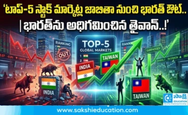 టాప్-5 స్టాక్ మార్కెట్ల జాబితా నుంచి భారత్ ఔట్.. భారత్‌ను అధిగమించిన తైవాన్..!