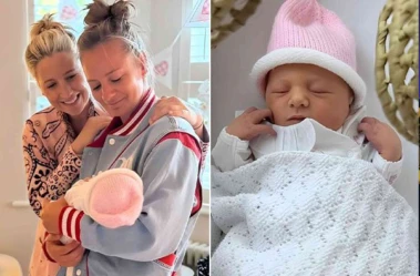 Danni Wyatt-Hodge and Wife Georgie Welcome Baby Girl Daisy James Wyatt-Hodge