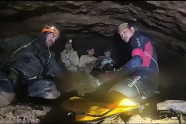 Four more villagers rescued from flooded Laos cave after 10 days; two still missing
