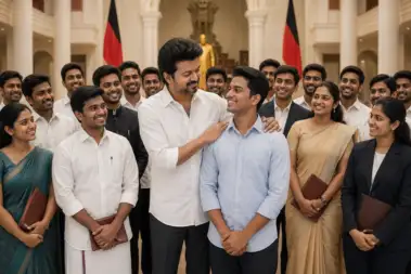எம்.எல்.ஏ, அமைச்சர் மட்டும்தான் யூத்-னு நினைச்சீங்களா? கோட்டை முதல் கலெக்டர் ஆபீஸ் வரை இனி 40 மைனஸ் தான்! Young Blood ரூலிங் ஆரம்பம்! பழைய பேப்பரை வச்சு புது வரலாறு எழுத முடியாது. நீங்கெல்லாம் வழிகாட்ட வேண்டிய சீனியர்ஸ். வழிவிட வேண்டிய ரிட்டயர்ட் ஆபீசர்ஸ்! இனிமேல் நாற்காலியை பிடிக்கலாம்ன்ற நப்பாசையெல்லாம் மூட்டை கட்டி வச்சிருங்க! இனி ஒவ்வொரு மாவட்ட நிர்வாகத்தையும் வழிநடத்த போறது எங்க இளம் சிங்கங்கள்! ஸ்பீடு, அக்யூரசி, ஆக்ஷன். இதுதான் எங்க பாணி!