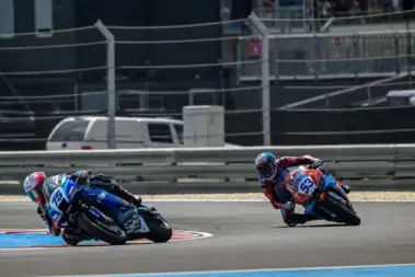 Albert Arenas edges out Valentin Debise in dramatic Supersport Aragon qualifying showdown