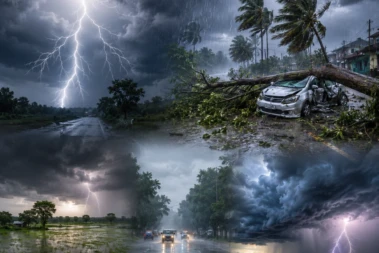 कल का मौसम 15 May 2026: उत्तर प्रदेश में आसमानी आफत से मचा मौत का तांडव, तो बिहार, झारखंड में तूफान, बारिश, बिजली गिरने का रेड अलर्ट जारी