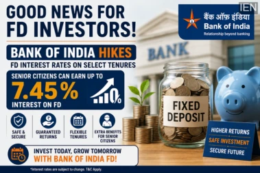 Bank of India Hikes FD Rates on Select Tenures, Senior Citizens Can Now Earn Up to 7.45%