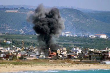 Israeli strike on village in Lebanon kills 12