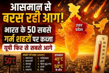 आसमान से बरस रही आग! भारत के 50 सबसे गर्म शहरों पर कब्जा, यूपी फिर से सबसे आगे