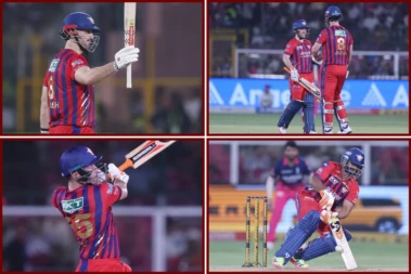 IPL 2026: Mitchell Marsh Falls Short Of Century As LSG Set 221-Run Target Against RR