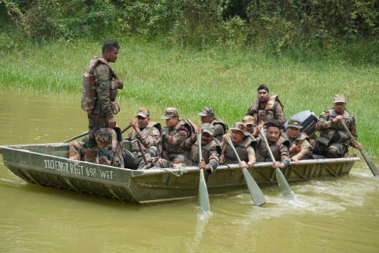 Assam Rifles, Indian Army conduct flood relief and disaster response exercise in Tripura