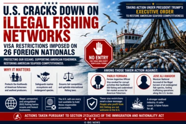 U.S. Cracks Down on Illegal Fishing Networks