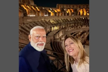 PM Meloni welcomes PM Modi in Rome: اروم میں وزیر اعظم مودی کا پرتپاک استقبال، جارجیا میلونی نے کہا- خوش آمدید. میرے دوست!