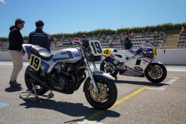 Honda CB1000F revives old-school spirit in France with tribute to the brand's legends