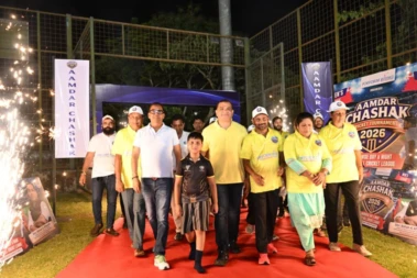 "Amdar Chashak Is A Celebration Of Sportsmanship": Khaunte Inaugurates Cricket Tournament In Porvorim