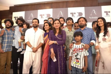 Suriya, Nazriya lead star-studded launch of new Malayalam film in Kochi