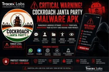 Cockroach Janta Party Malware APK Spreading on Android, Warns TraceX Labs