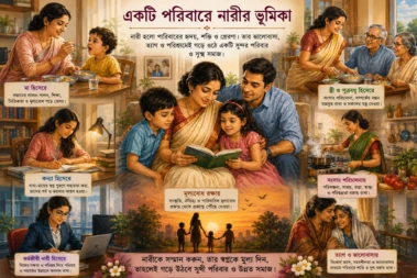 একটি পরিবারে নারীর ভূমিকা :: সমাজ, সংস্কৃতি ও মানবজীবনের আলোকে এক বিশদ আলোচনা।