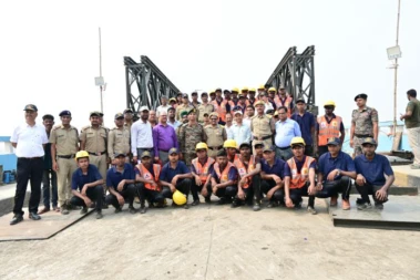 BRO Restores Connectivity in Bihar with 170-Foot Bailey Bridge Over Vikramshila Setu