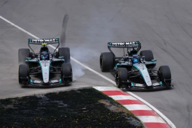 Very naughty - Kimi Antonelli rages at George Russell move as Mercedes duo clash