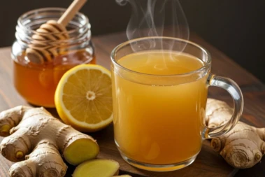 Quick Ginger Detox Tea To Relieve Bloating And Support Weight Loss