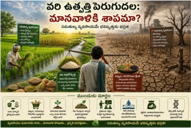 మానవాళికి శాపంగా మారనున్న వరి ఉత్పత్తి పెరుగుదల