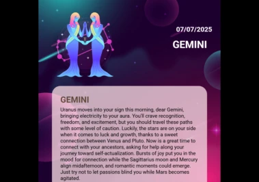 July 7, 2025: Gemini